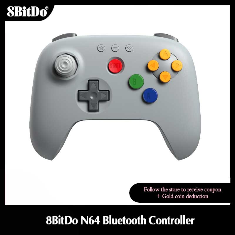 8BitDo Gray N64 Bluetooth-cont - Board Game Android recensie en prijs