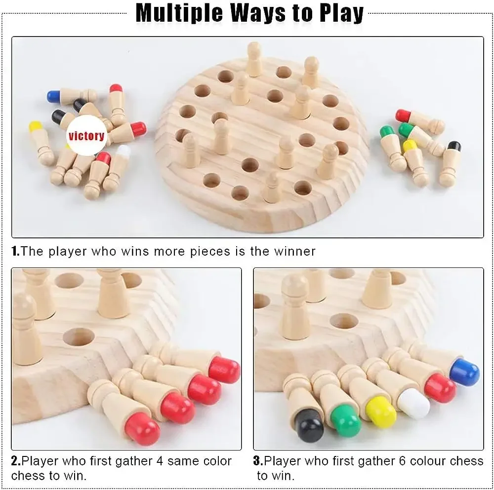 1PC Houten Memory Match Stick  - Board Game Of Life recensie en prijs