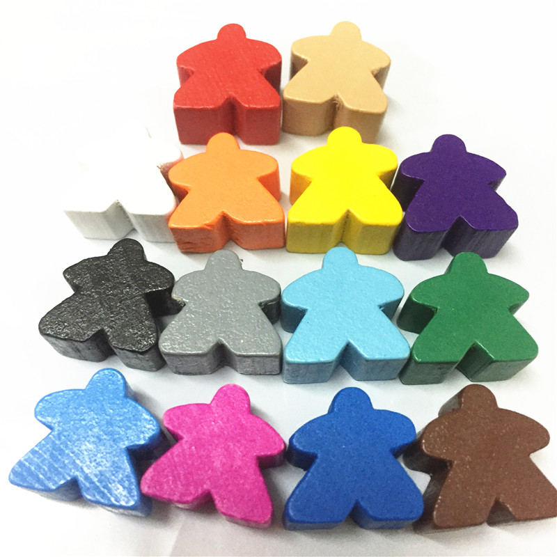 14Pcs Houten Humanoid Meeples  - Board Game Catan recensie en prijs